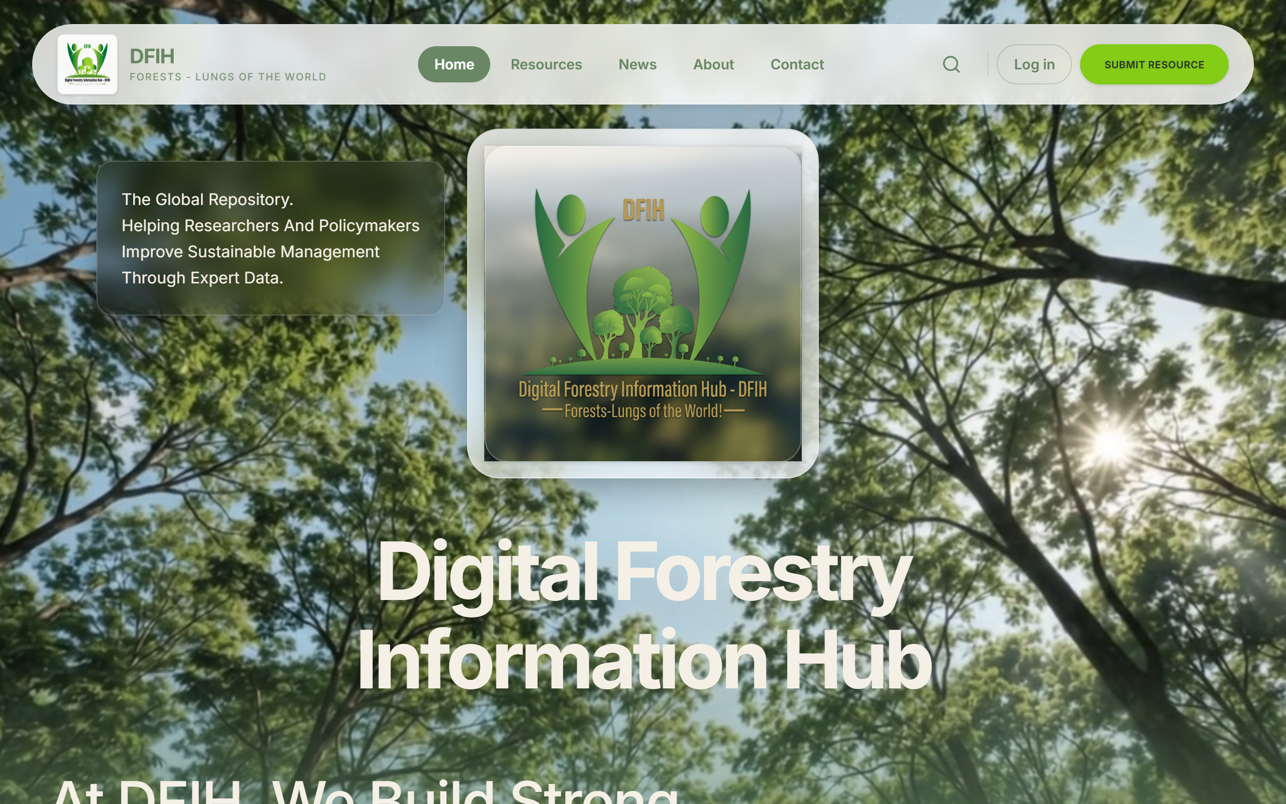 Digital Forestry Information Hub (DFIH) Live Web Platform